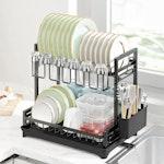 Dish Drying Rack 2-Tier Kitchen Drainer thumbnail