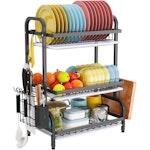 Dish Drying Rack 3-Tier Large Capacity alternate 1