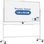 Double-Sided Magnetic Whiteboard 120x90cm alternate 1