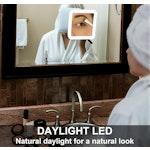 Cordless LED Makeup Mirror 10X with Suction Cup alternate 3