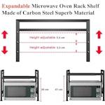 Expandable Microwave & Kitchen Shelf Rack alternate 3