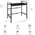 Expandable Microwave & Kitchen Shelf Rack alternate 4