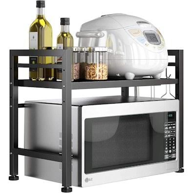 Expandable Microwave & Kitchen Shelf Rack cover