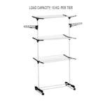 Folding 3 Tier Clothes Laundry Drying Rack alternate 5