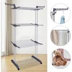 Folding Clothes Drying Rack with Wheels alternate 4