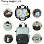 Large Capacity Diaper Backpack alternate 2