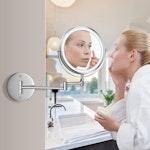 LED Makeup Mirror 1X/10X, 3 Colors, Touch Dimmable alternate 5