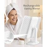 LED Trifold Makeup Mirror Magnification alternate 6