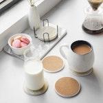 Marble Ceramic Coasters (Set of 6) alternate 3