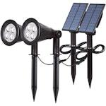 Outdoor Solar Lights 4 LED Waterproof Auto On/Off