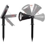 Outdoor Solar Lights 4 LED Waterproof Auto On/Off alternate 2