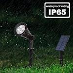 Outdoor Solar Lights 4 LED Waterproof Auto On/Off alternate 3