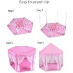 Princess Play Tent for Kids with Mat & Carry Bag alternate 1