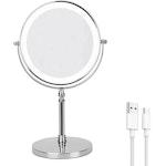 Rechargeable LED Makeup Mirror with 3 Light Modes thumbnail