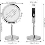 Rechargeable LED Makeup Mirror with 3 Light Modes alternate 1