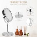 Rechargeable LED Makeup Mirror with 3 Light Modes alternate 3
