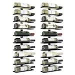 Set 2 Pcs Metal Wall Mount Wine Rack alternate 1