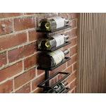 Set 2 Pcs Metal Wall Mount Wine Rack alternate 3