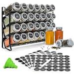 Spice Rack organiser with 28 Spice Jars alternate 1