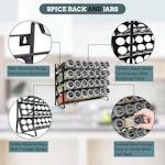 Spice Rack organiser with 28 Spice Jars alternate 4