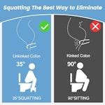 Toilet Poop Stool Squat Adult for Easy Pooping alternate 2