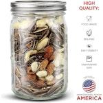 12pc 480ml Mason Jars with Airtight Lids alternate 4