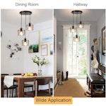 Vintage 3-Light Pendant Light - E27 Base alternate 1