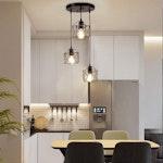 Vintage 3-Light Pendant Light - E27 Base alternate 8