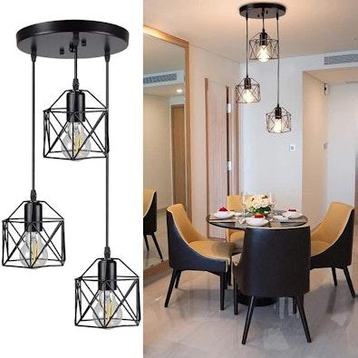 Vintage 3-Light Pendant Light - E27 Base cover