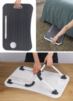Laptop Bed Desk with Storage - Black alternate 7