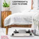 Laptop Bed Desk with Storage - White alternate 5