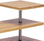 3 Tier Bamboo Corner Spice Rack with Hooks alternate 8