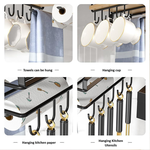 Multifunctional Under Cabinet Cutting Board Holder alternate 6
