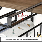 Multifunctional Under Cabinet Cutting Board Holder alternate 8