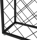 Metal Wine Rack for 25 Bottles with Glass Shelf alternate 5