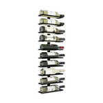 Metal Wall Mounted Wine Rack - 10 Bottles