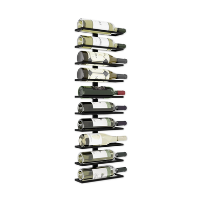 Metal Wall Mounted Wine Rack - 10 Bottles cover