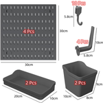 Pegboard Combination Kit - 4 Panels - Black alternate 2