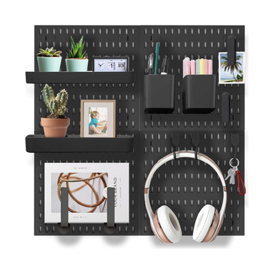 Pegboard Combination Kit - 4 Panels - Black cover