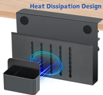 Under Desk Side Laptop Holder Storage - Black alternate 6