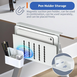 Under Desk Side Laptop Holder Storage - White alternate 7