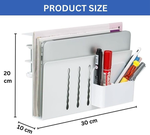Under Desk Side Laptop Holder Storage - White alternate 8