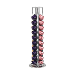 Coffee Pod Holder Storage for 40 Capsules - Silver