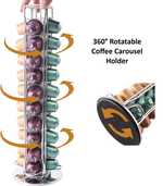 Coffee Pod Holder Storage for 40 Capsules - Silver alternate 5