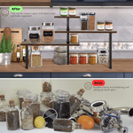 3 Tier Metal Corner Spice Rack with Hooks alternate 4