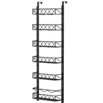 6 Tier Over Door Pantry Organiser - Black alternate 8