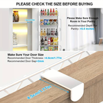 6 Tier Over Door Pantry Organiser - White alternate 5