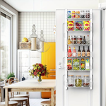 6 Tier Over Door Pantry Organiser - White alternate 7