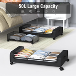 XXL 50L Under Bed Storage Container - Black alternate 1