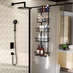 4 Tier Over Door Pantry Organiser - Black alternate 4